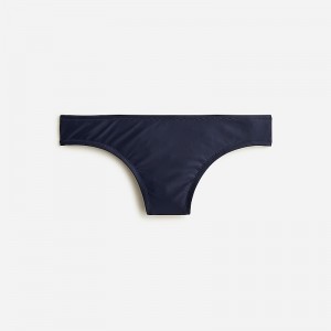 J.Crew Classic full-coverage bikini bottom Navy Outlet | 98JFAGZBC