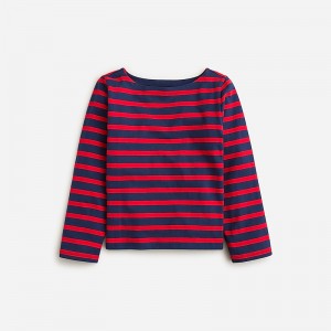 J.Crew Classic mariner cloth boatneck T-shirt Carter Stripe Evening R Online | 06WIEPSRQ