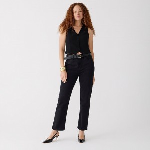 J.Crew Classic straight jean Washed Black Clearance | 38UOTFAKV