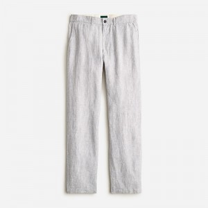 J.Crew Classic-fit linen trouser Pebbel Grey USA | 12UCGODFX