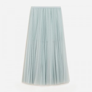 J.Crew Collection layered tulle skirt Ash Blue Clearance | 45HMBNKCR