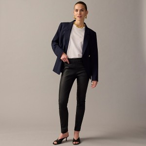 J.Crew Collection leather leggings Black Sale | 23DRVACLB