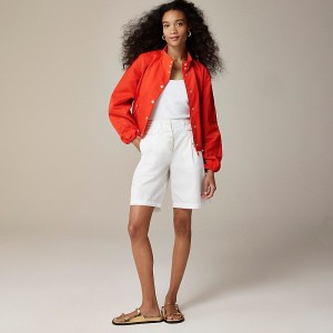 J.Crew Collection lightweight bomber jacket Poppy Online | 02LTAJCRD