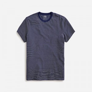 J.Crew Cotton T-shirt Navy Ivory Clearance | 40SOUZCGT