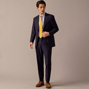 J.Crew Crosby Classic-fit suit jacket in Italian wool Navy Chalkstripe Clearance | 36VJPGDTE