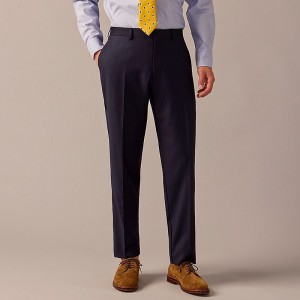 J.Crew Crosby Classic-fit suit pant in Italian wool Navy Chalkstripe Clearance | 42NFGQWOA