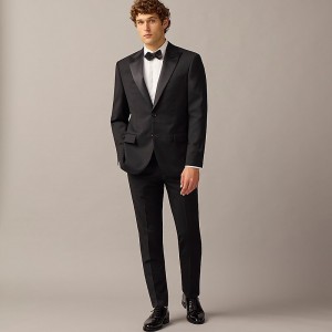 J.Crew Crosby Classic-fit tuxedo jacket in Italian wool Black Clearance | 47DGXPORV