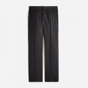 J.Crew Crosby Classic-fit tuxedo pant in Italian wool Black USA | 12JNDWSTK