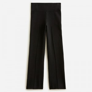 J.Crew Delaney kickout sweater-pant Black Outlet | 95EQXJFHK