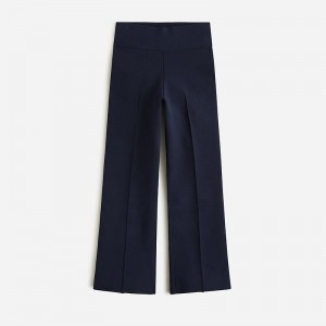 J.Crew Delaney kickout sweater-pant Navy Online | 84MBVSYGF