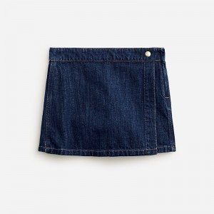 J.Crew Denim skort in Indigo wash Resin Rinse Outlet Online | 75FZCXRIQ