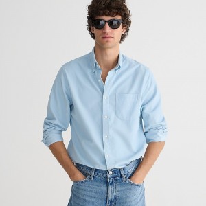 J.Crew Fine-wale corduroy shirt Blue Clearance | 37VSUNMIL