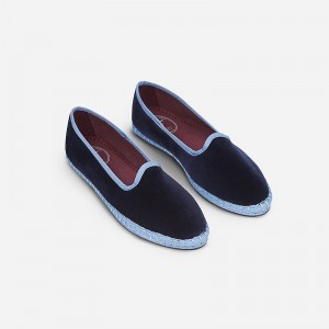 J.Crew Flabelus Agatha slippers Blue Factory Promo | 67MVCFORG