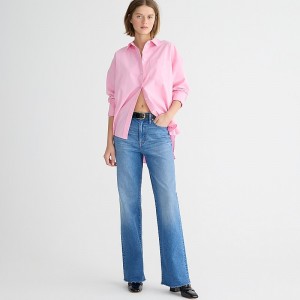 J.Crew Full-length slim wide-leg jean Lakeshore Wash Online | 87JBIXVCN