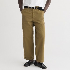 J.Crew Giant-fit chino pant Olive Fog Sale | 24PQRXOTC