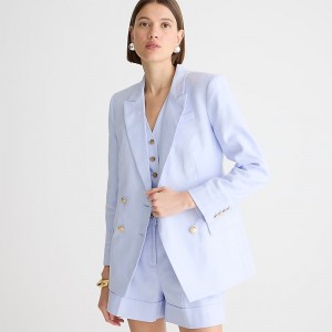 J.Crew Greta blazer in stretch linen blend Peri Breeze Outlet Online | 70AOHIBEL