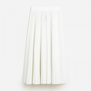 J.Crew Gwyneth pleated skirt in gingham White USA | 19HGKBRTE