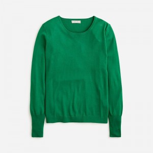 J.Crew Halle crewneck sweater Jungle Green Outlet Online | 73YANUOFJ