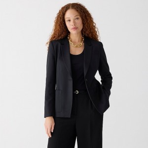 J.Crew Helena blazer in city twill Black Factory Outlet | 53UWRXAFJ