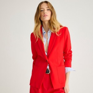 J.Crew Helena blazer in city twill Red Outlet | 98CMWLUJA