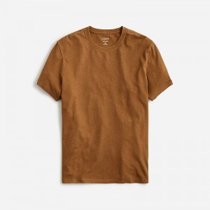 J.Crew Hemp-organic cotton blend T-shirt Rich Coffee Outlet Online | 78TIJMUKV