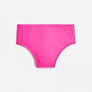 J.Crew High-rise bikini bottom Radiant Fuchsia Outlet | 96DJGURXF