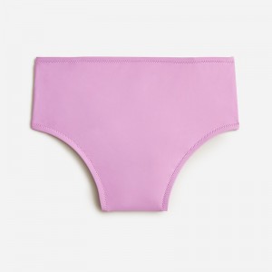 J.Crew High-rise bikini bottom Radiant Orchid Outlet | 95VQDMZRJ