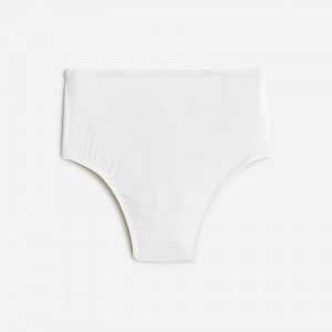 J.Crew High-rise bikini bottom White Factory Promo | 65GWZAIRV