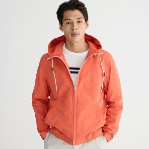 J.Crew Hooded surf jacket in cotton Orange Outlet Online | 75HJIYNUK