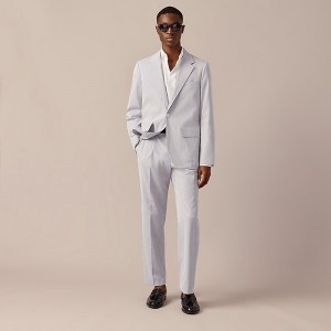 J.Crew Kenmare Relaxed-fit suit jacket in Italian cotton pincord Navy White Factory Outlet | 57FZUDSYM