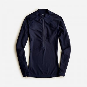 J.Crew Long-sleeve rash guard Navy Online | 86DJTOHPM