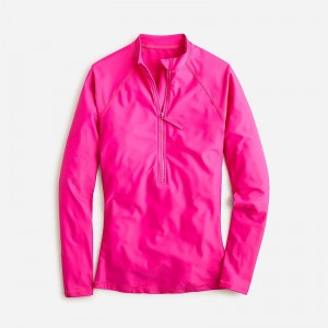 J.Crew Long-sleeve rash guard Radiant Fuchsia Online | 07HARFMZW