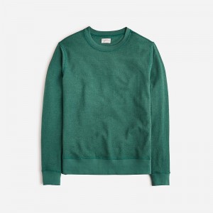 J.Crew Long-sleeve textured sweater-tee Graffiti Green Single D Clearance | 40RYMKDLG