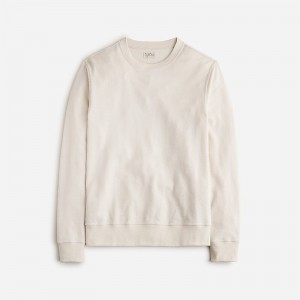 J.Crew Long-sleeve textured sweater-tee Hthr Nebula Online | 84BFZMQYT