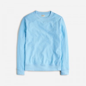 J.Crew Long-sleeve textured sweater-tee Light Pool Online | 09NLROKMC