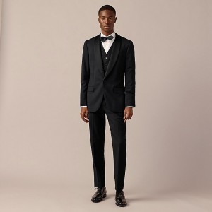 J.Crew Ludlow Slim-fit shawl-collar tuxedo jacket in Italian wool Black Online | 83VSDHWMB