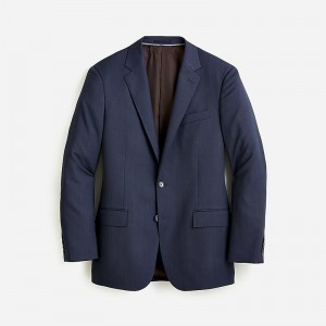 J.Crew Ludlow Slim-fit suit jacket in Italian stretch worsted wool Navy Factory Outlet | 59SJFGWDR