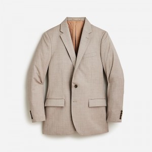 J.Crew Ludlow Slim-fit suit jacket with double vent in Italian wool Heather Beige Clearance | 47ZNPMVQI