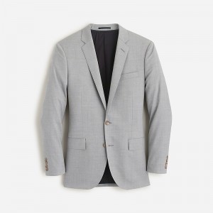 J.Crew Ludlow Slim-fit suit jacket with double vent in Italian wool Geyser Grey Sale | 27OTZFSQI