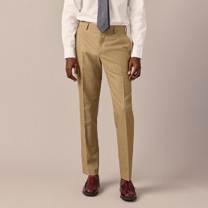 J.Crew Ludlow Slim-fit suit pant in English cotton-wool blend Light Olive Pindot Online | 07BAQIUMC