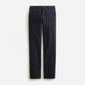 J.Crew Ludlow Slim-fit unstructured suit pant in Irish cotton-linen blend Ink Outlet Online | 76KEBTCNF