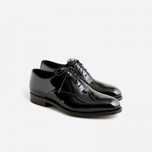 J.Crew Ludlow tuxedo oxfords in patent leather Black Patent Factory Promo | 63CEXNFPK