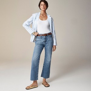 J.Crew Mid-rise relaxed demi-boot jean Kamila Wash Sale | 20TJBDWKN