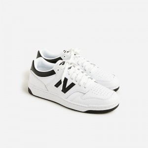 J.Crew New Balance® 480 sneakers White Black Online | 02AIWGNDQ