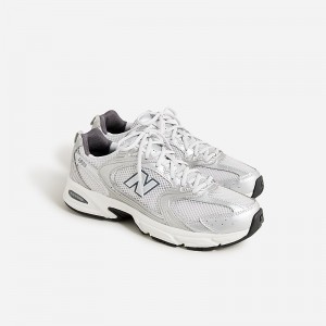 J.Crew New Balance® 530 sneakers Silver Metalic Factory Promo | 62JKOBANS