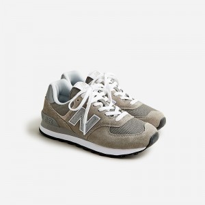 J.Crew New Balance® 574 sneakers Grey/White Online | 84ZCAJNXF