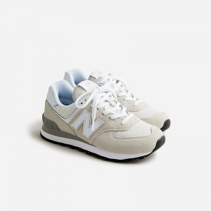 J.Crew New Balance® 574 sneakers Nimbus Cloud/White Online | 81USTXDOG