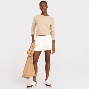 J.Crew New seaside short in linen blend White Clearance | 37GNPELJB