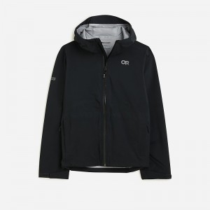 J.Crew Outdoor Research® Stratoburst stretch rain jacket Black Sale | 29UDHQKAJ