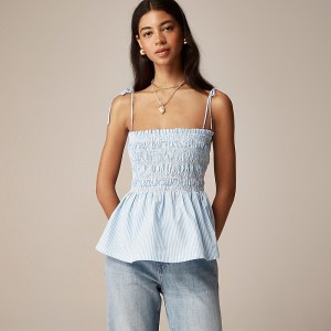 J.Crew Paloma top in stripe Pale Cerulean Stripe Online | 05ZFDEJCY